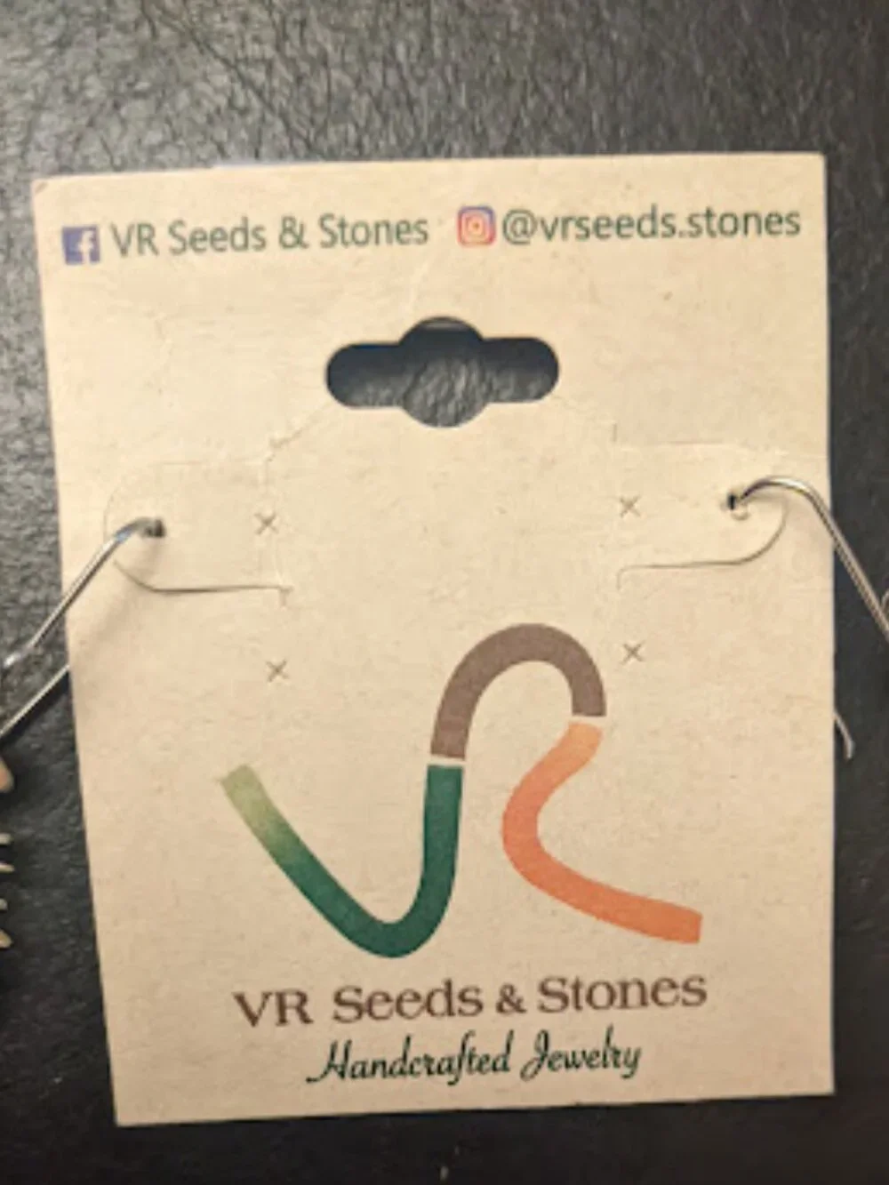 VR Seeds and Fruits - Melon Seed Hoop Earrings